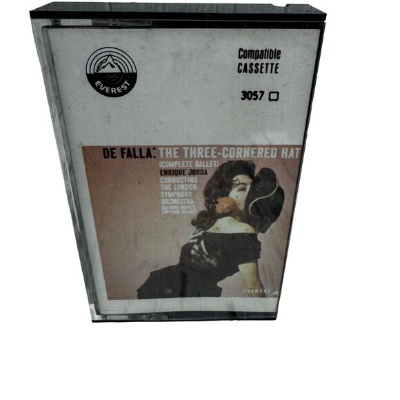 Manual De Falla Other - De Falla Everest SDBR3057 Three Cornered Hat Jorda LSO 200G Cassette Tape Vtg